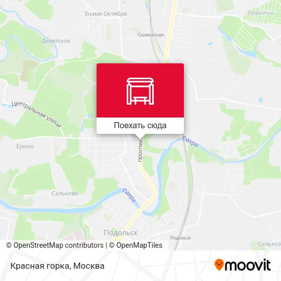 Карта Красная горка