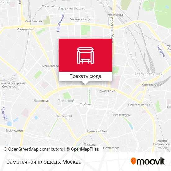 Карта Самотёчная площадь