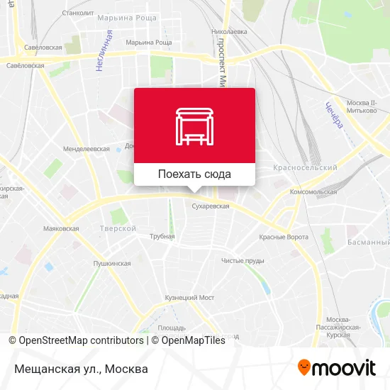 Карта Мещанская ул.