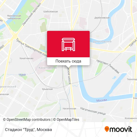 Карта Стадион "Труд"