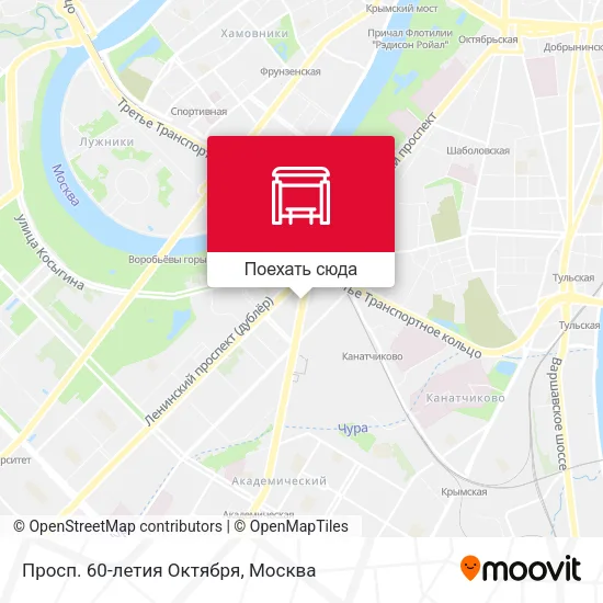 Карта Просп. 60-летия Октября