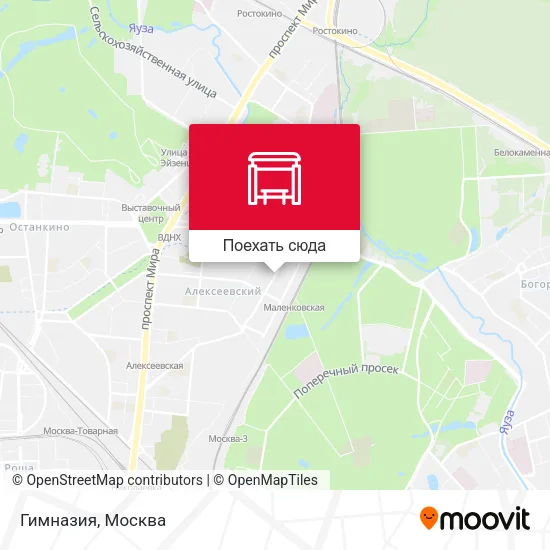 Карта Гимназия