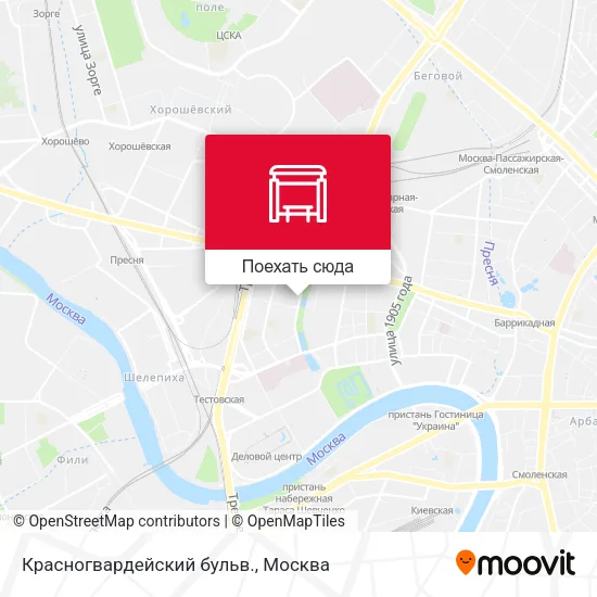 Карта Красногвардейский бульв.
