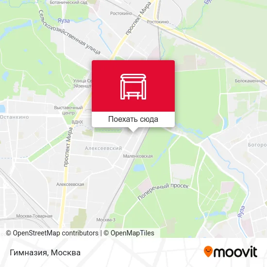 Карта Гимназия