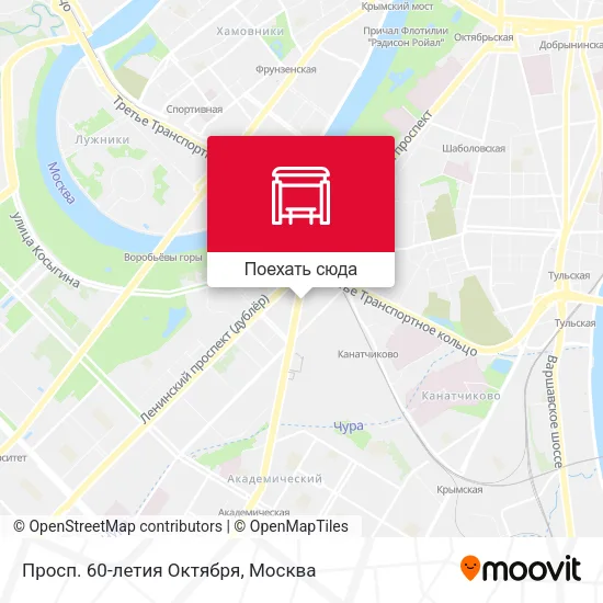 Карта Просп. 60-летия Октября