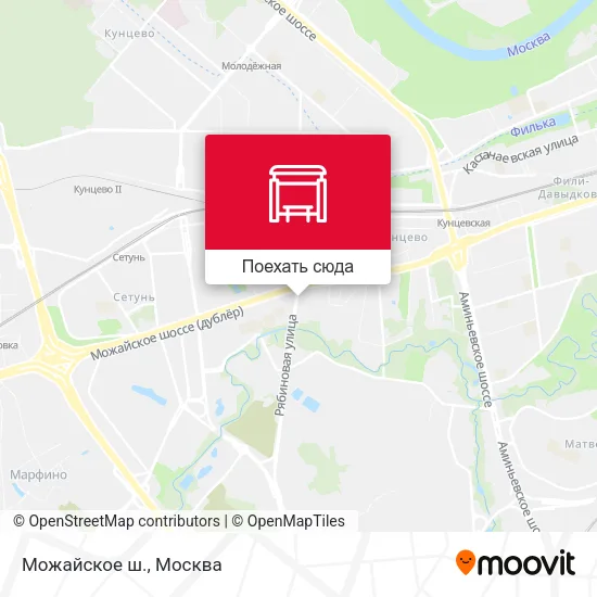 Карта Можайское ш.