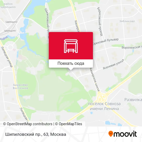 Карта Шипиловский пр., 63