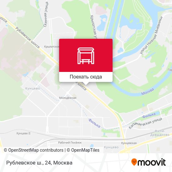 Карта Рублевское ш., 24