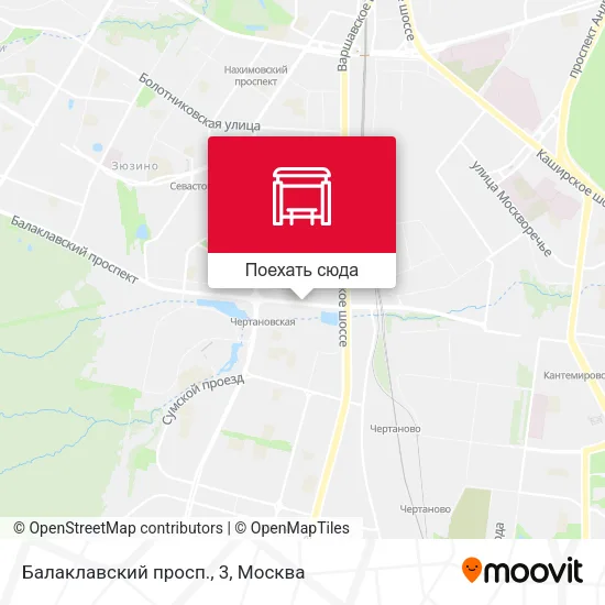 Карта Балаклавский просп., 3
