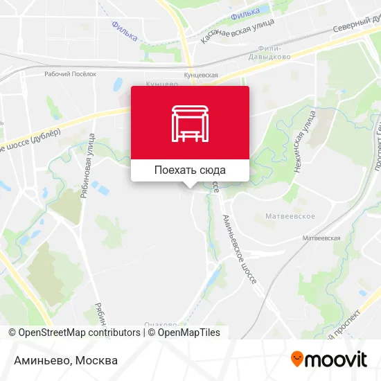 Карта Аминьево