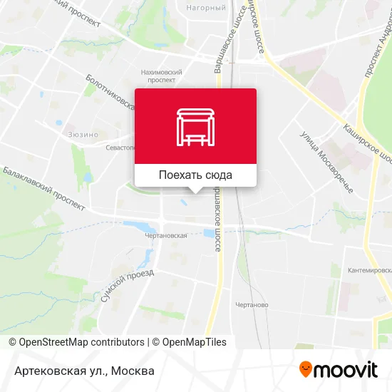 Карта Артековская ул.