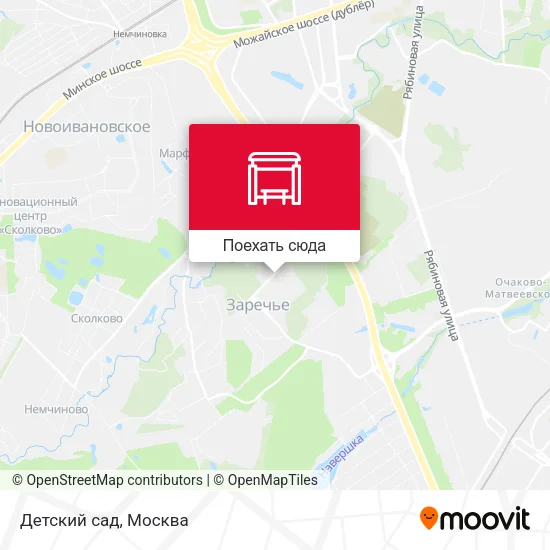 Карта Детский сад