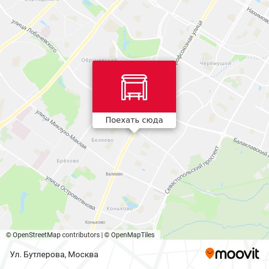 Карта Ул. Бутлерова