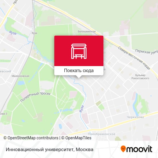 Карта Инновационный университет