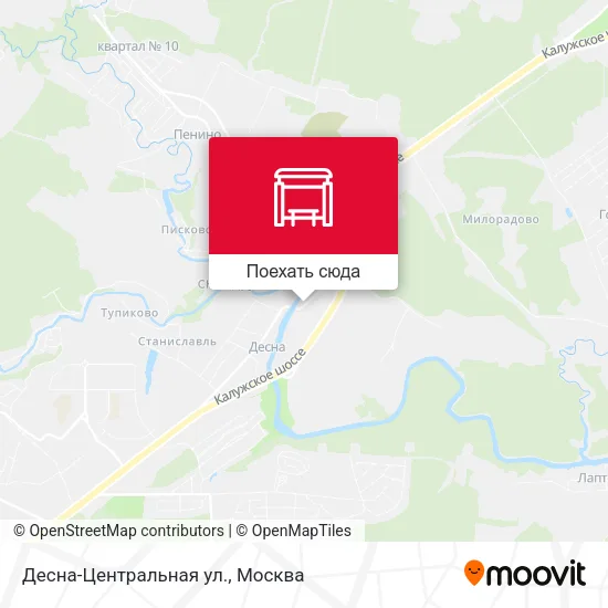 Карта Десна-Центральная ул.