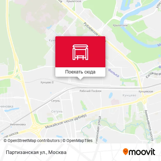Карта Партизанская ул.