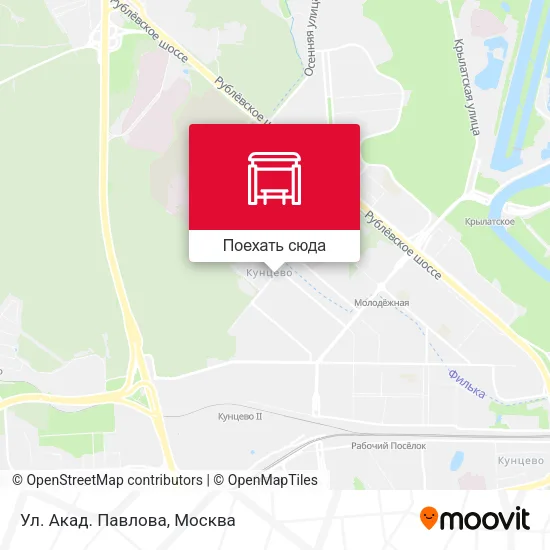 Карта Ул. Акад. Павлова
