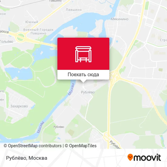 Карта Рублёво