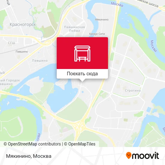 Карта Мякинино