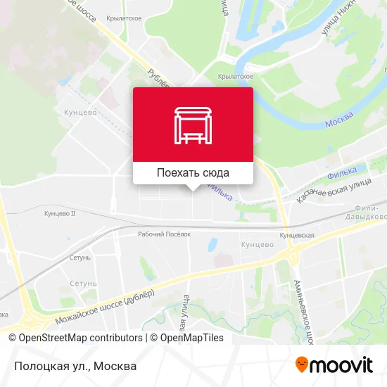 Карта Полоцкая ул.