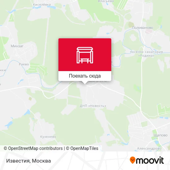Карта Известия
