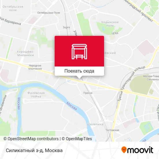 Карта Силикатный з-д