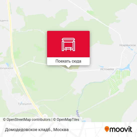 Карта Домодедовское кладб.