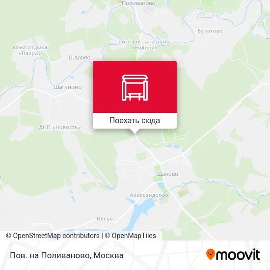 Карта Пов. на Поливаново