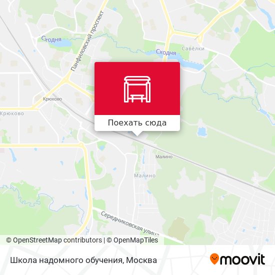 Карта Школа надомного обучения