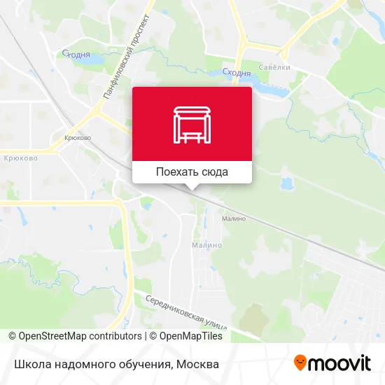 Карта Школа надомного обучения