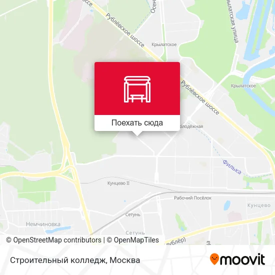 Карта Строительный колледж