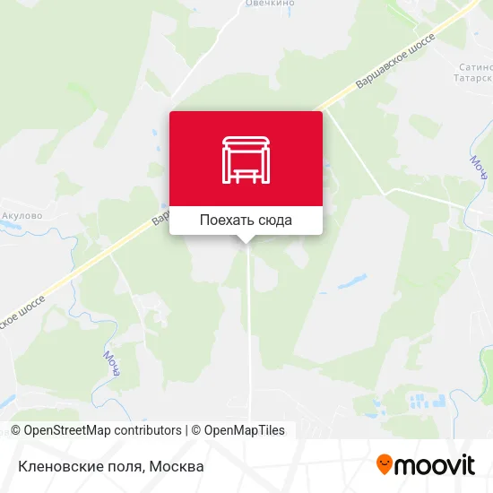 Карта Кленовские поля