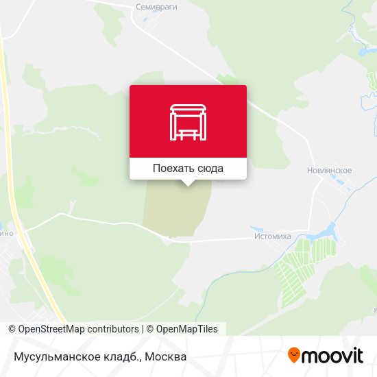 Карта Мусульманское кладб.