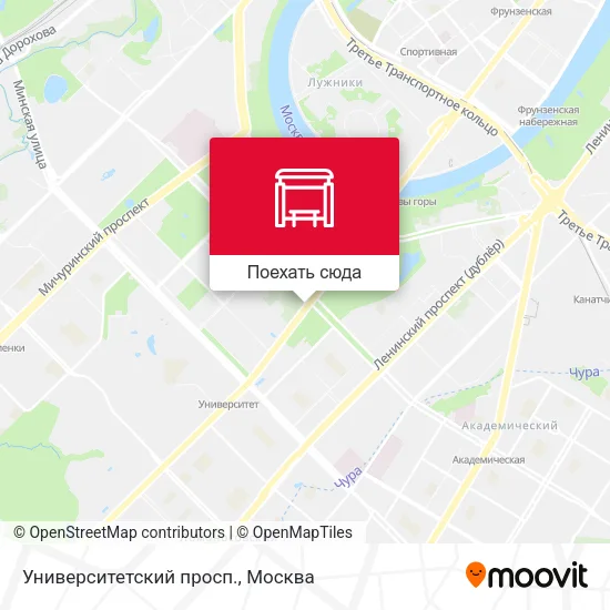 Карта Университетский просп.