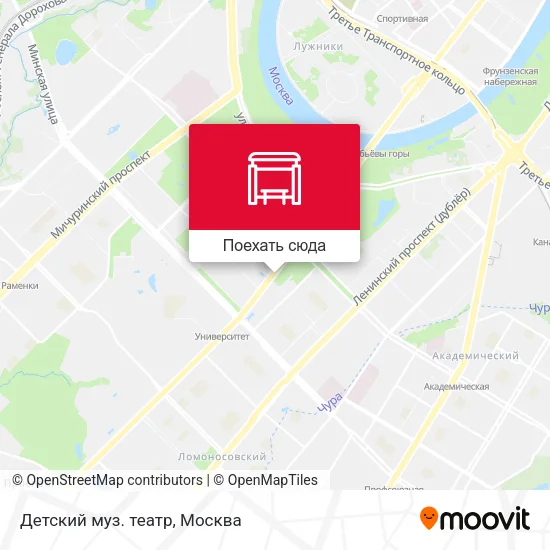 Карта Детский муз. театр