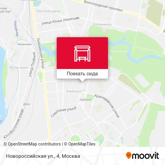 Карта Новороссийская ул., 4
