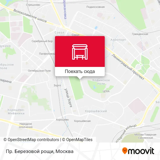 Карта Пр. Березовой рощи