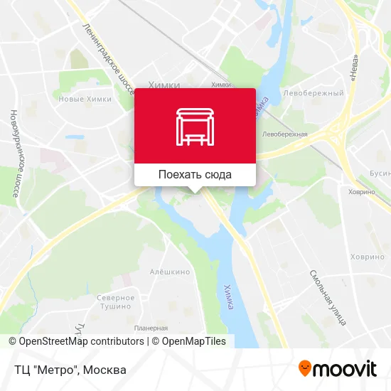 Карта ТЦ "Метро"