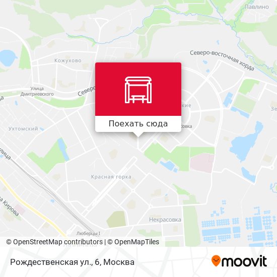 Карта Рождественская ул., 6