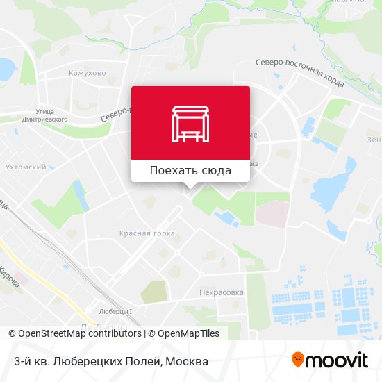 Карта 3-й кв. Люберецких Полей