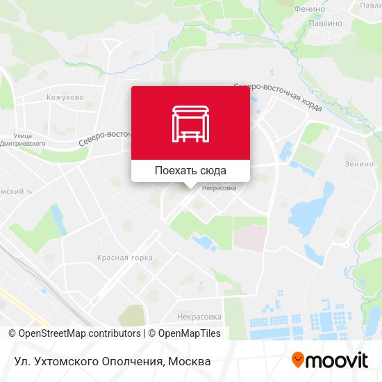 Карта Ул. Ухтомского Ополчения