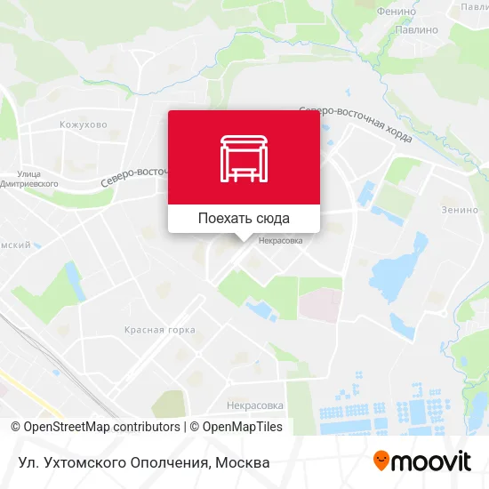 Карта Ул. Ухтомского Ополчения