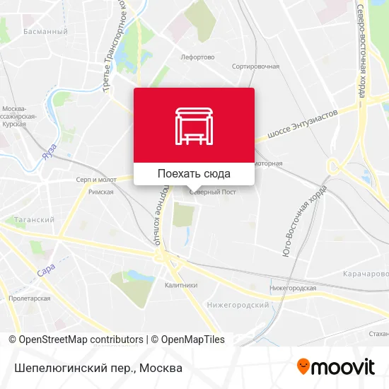 Карта Шепелюгинский пер.