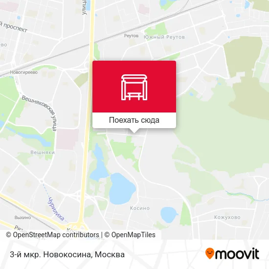 Карта 3-й мкр. Новокосина