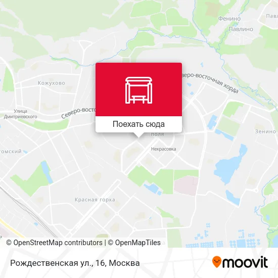 Карта Рождественская ул., 16