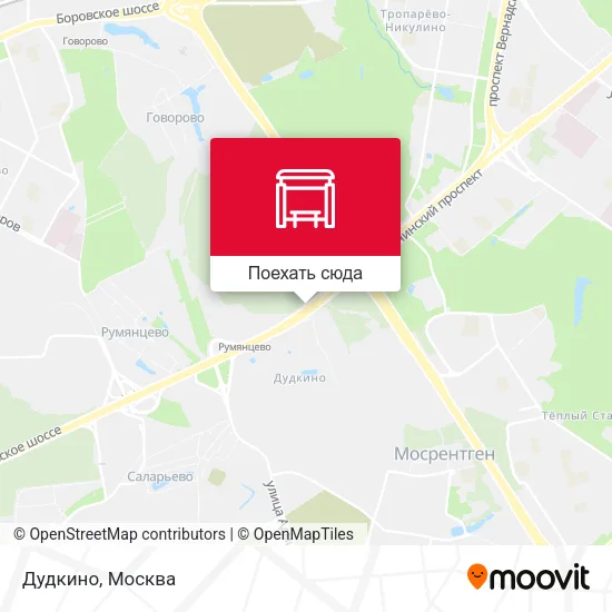 Карта Дудкино