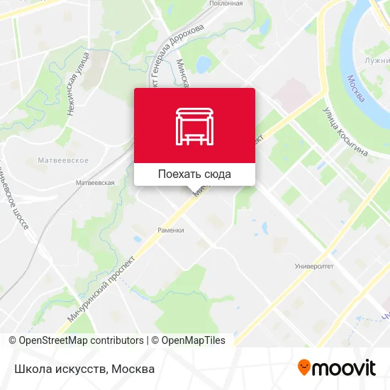 Карта Школа искусств