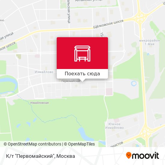 Карта К/т "Первомайский"