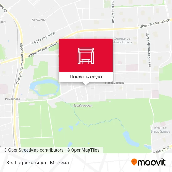 Карта 3-я Парковая ул.