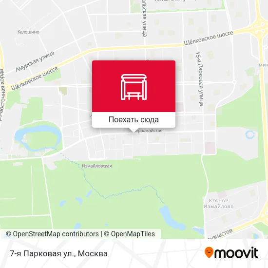 Карта 7-я Парковая ул.